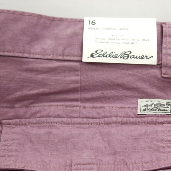 Eddie Bauer Women's Adventurer Stretch Ripstop Ankle Pants - New with Tags - Picture 2 of 10